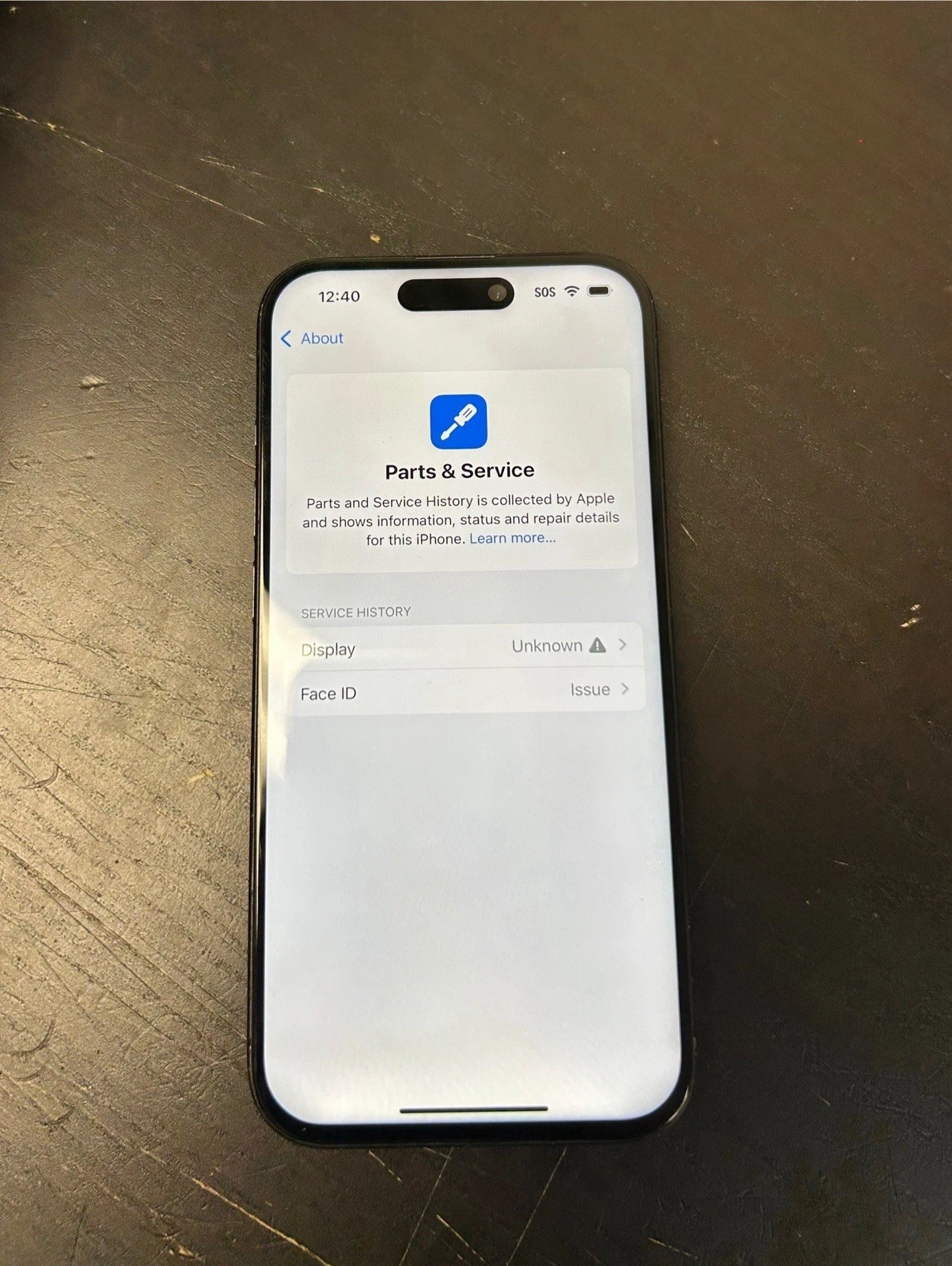 USED Apple iPhone 15 Pro 256GB Black Titanium Unlocked READ