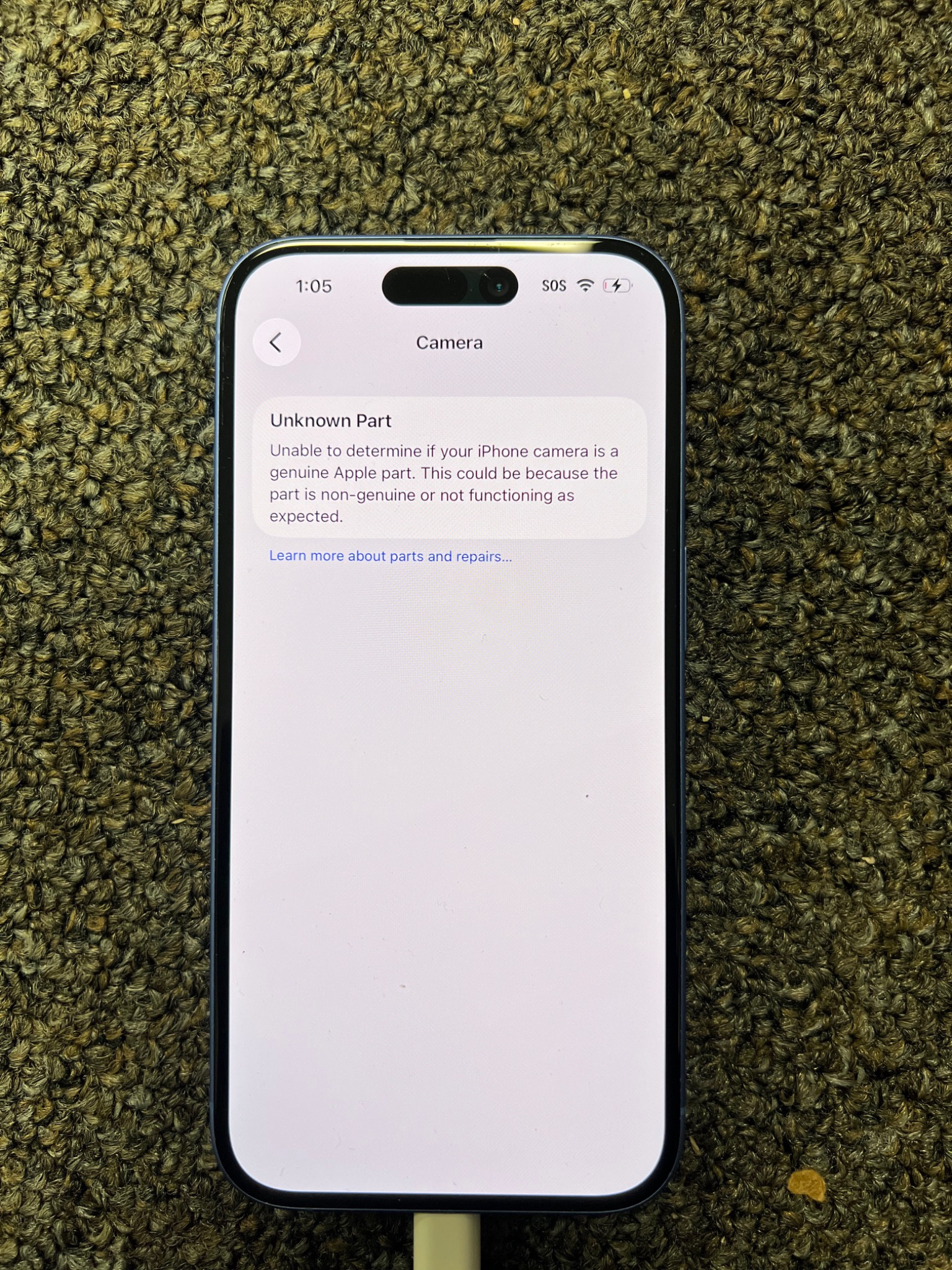 Apple iPhone 16 Ultramarine 128GB (READ DESCRIPTION) - 8080